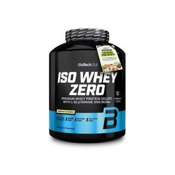 Сироватковий протеїн ізолят BioTech Iso Whey Zero 1816 г banana