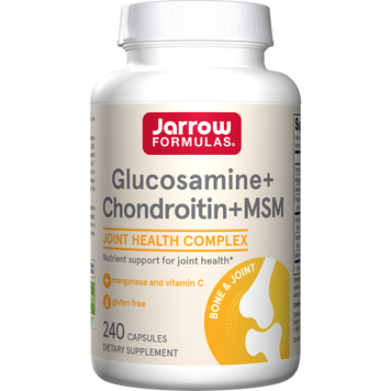 Глюкозамін хондроїтин МСМ Jarrow Formulas Glucosamine + Chondroitin + MSM 240 капсул
