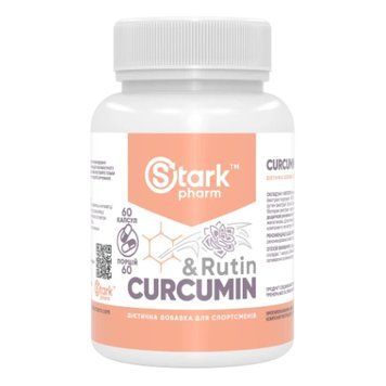 Куркумін і Рутин Stark Pharm Curcumin & Rutin 500 mg 60 капсул