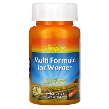 МультиВітаміни для жінок Thompson Multi Formula for Women 60 капсул