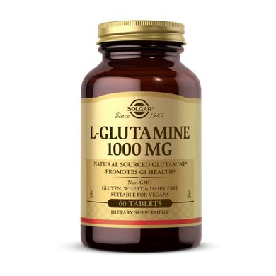 Глютамін Solgar L-Glutamine 1000 mg 60 таблеток