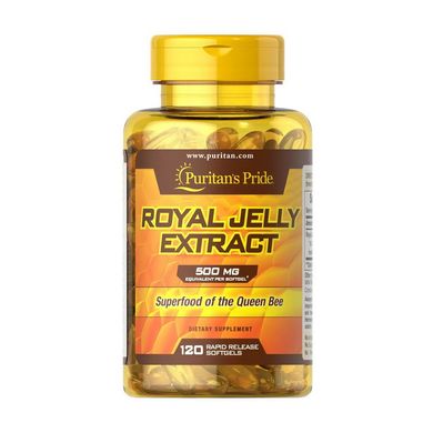 Маточне молочко Puritan's Pride Royal Jelly Extract 500 mg 120 капсул