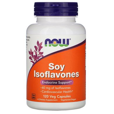 Изофлавоны сои Now Foods Soy Isoflavones 120 капсул