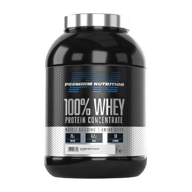 Сывороточный протеин концентрат Premium Nutrition 100% Whey Protein Concentrate 2000 г white chocolate cranberry