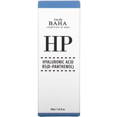 Сыворотка с гиалуроновой кислотой и пантенолом Cos De Baha Hyaluronic Acid B5 (D-Panthenol) Serum 30 мл (HP)