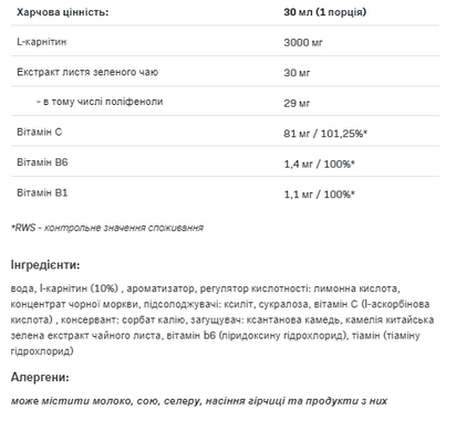 Л-карнитин AllNutrition L-CARNI 100 мл Cherry