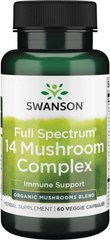 Грибний комплекс Swanson 14 Mushroom Complex 60 капсул