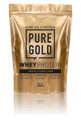 Сироватковий протеїн концентрат Pure Gold Protein Whey Protein 2300 грам Тропічний фьюжн