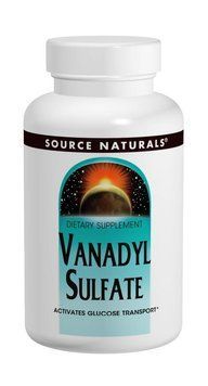 Ванадил Сульфат 10мг, Source Naturals, 100 таблеток