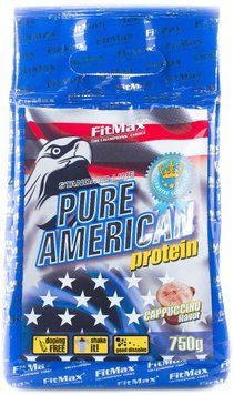 Сывороточный протеин концентрат FitMax Pure American (750 г) cappuccino
