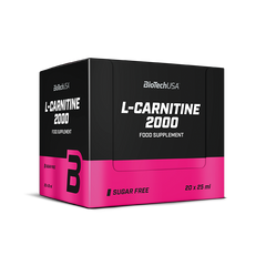 Л-карнітин BioTech L-Carnitine 2000 20 * 25 мл зелений чай
