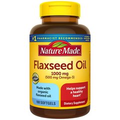 Льняное масло Nature Made Flaxseed Oil 1000 mg 100 капсул
