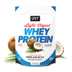 Сироватковий протеїн концентрат QNT Light Digest Whey protein 500 грам Кокос