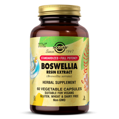 Босвелія екстракт, Boswellia Resin Extract, Solgar, 60 вегетаріанських капсул