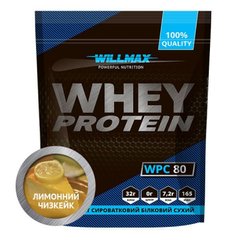 Сироватковий протеїн концентрат Willmax Whey Protein 80 40 грам Лимонний чізкейк