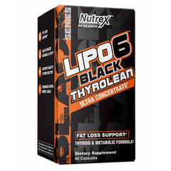 Жиросжигатель Nutrex Lipo-6 Black Thyrolean 60 капсул