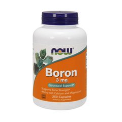 Бор Now Foods Boron 3 mg 250 капс