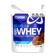 Сироватковий протеїн USN Blue Lab 100% Whey Premium Protein 476 г chocolate