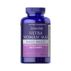 Вітаміни для жінок Puritan's Pride Ultra Woman Max Daily Multi (90 капс) ультра вумен