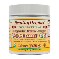 Кокосове масло Healthy Origins Coconut Oil Extra Virgil (454 г)