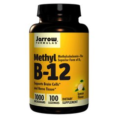 Вітамін Б12 Jarrow Formulas Methyl B-12 1000 mcg (100 капс) lemon