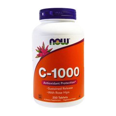 Вітамін C Now Foods C -1000 with rose hips (250 табс)