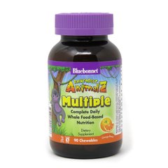 Мультивітаміни для Дітей, Смак Апельсину, Rainforest Animalz, Bluebonnet Nutrition, 90 жувальних цукерок