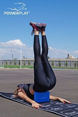 Блок для йоги PowerPlay 4006 Yoga Brick Синий