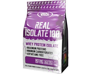 Сывороточный протеин изолят Real Pharm Real Isolate 700 грамм Шоколад