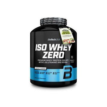 Сироватковий протеїн ізолят BioTech Iso Whey Zero 1816 г coconut