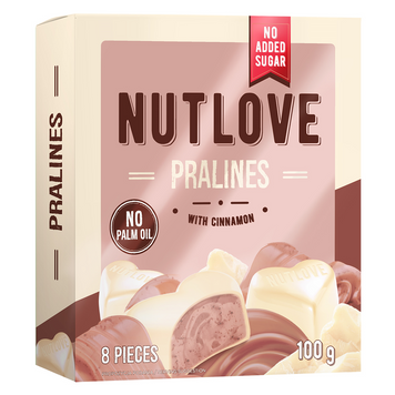 Горіхова паста AllNutrition Nutlove Pralines 100 г White Cinamon