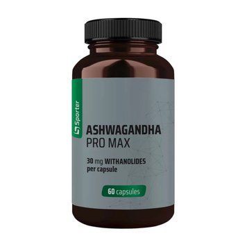 Ашваганда Sporter Ashwagandha Pro Max 60 Капсул