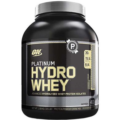 Сывороточный протеин гидролизат Optimum Nutrition Platinum Hydro Whey 1600 г печенье-крем