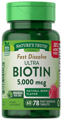 Біотин Nature's Truth Ultra Biotin 5000 mcg 78 таблеток
