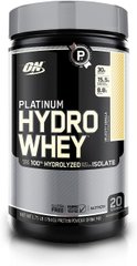 Сироватковий протеїн гідролізат Optimum Nutrition Platinum Hydro Whey (795 г) ваніль