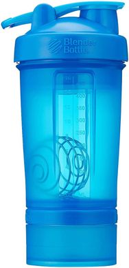 Шейкер спортивний BlenderBottle ProStak 22oz/650ml з 2-ма контейнерами Cyan (ORIGINAL)