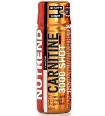 Карнітин для схуднення полуниця Nutrend Carnitine 3000 Shot 1 шт 60 мл