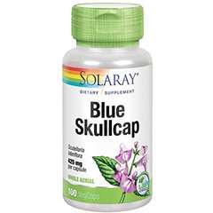 Шоломниця Solaray Blue Skullcap 100 капсул