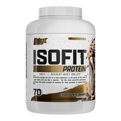 Сироватковий протеїн ізолят Nutrex Isofit 2310 г Chocolate Shake