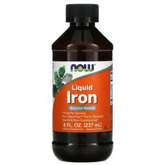 Залізо Now Foods (Liquid Iron) 237 мл