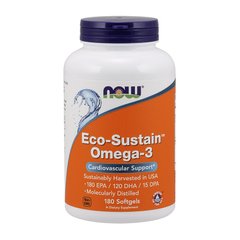 Омега 3 Now Foods Eco-Sustain Omega-3 180 капс рыбий жир