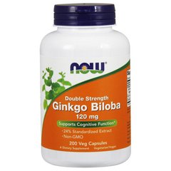 Гинкго билоба Now Foods Ginkgo Biloba 120 mg (200 капс) нау фудс