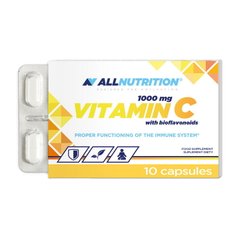 Витамин C AllNutrition Vitamin C with bioflavonoids 1000 mg 10 капсул