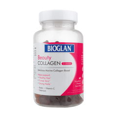 Коллаген Bioglan Beauty Collagen Gummies 60 жевательных конфет strawberry