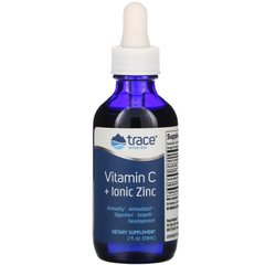 Вітамін C + цинк Trace Minerals Vitamin C + Ionic Zinc 59 мл