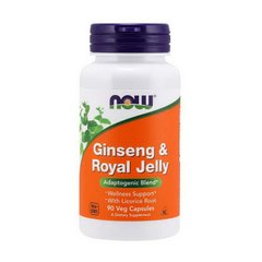 Маточное молочко Now Foods Ginseng & Royal Jelly (90 капс)
