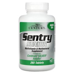 Комплекс витаминов 21st Century Sentry Senior Multivitamin & Mineral Supplement Adults 50+ 265 таблеток