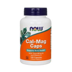 Кальцій магній Now Foods Cal-Mag Caps (120 капс)