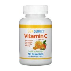Дитячий вітамін С California Gold Nutrition Vitamin C 90 жвательних цукерок