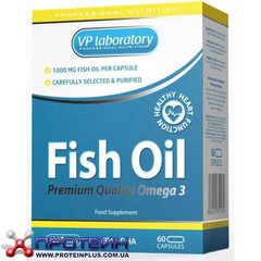 Омега 3 VP Labs FISH OIL 60 капс риб'ячий жир